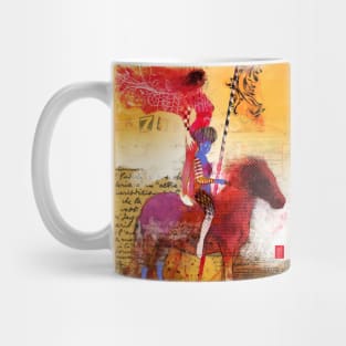 Amazons riding an horse Mug